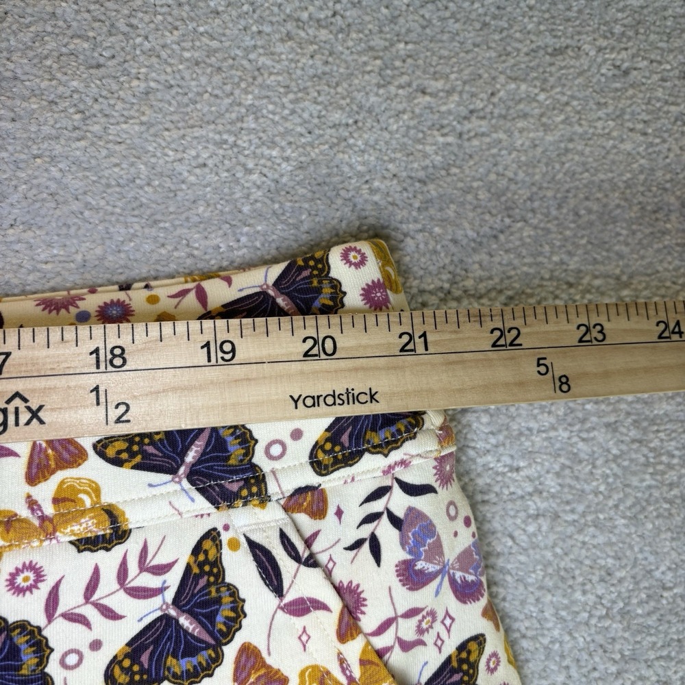 Duluth Trading Co NoGA Classic Skort Ivory Butterfly Print Women's Size XXL‎ - Picture 5 of 10